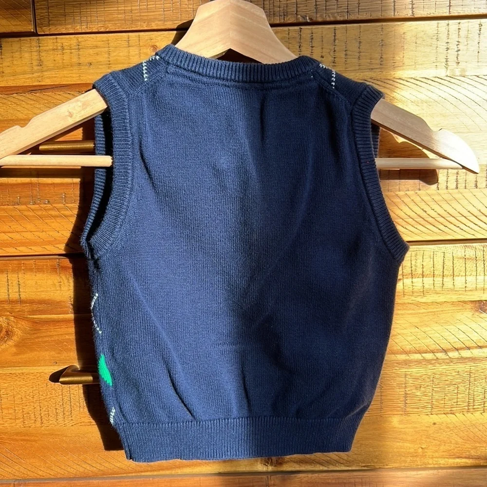 Janie & Jack Boys Argyle Vest